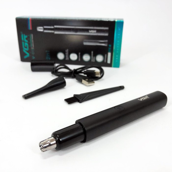 Тример для вух на батарейках VGR V-615, Тример для носа тример для бороди стрижки носа YS-86