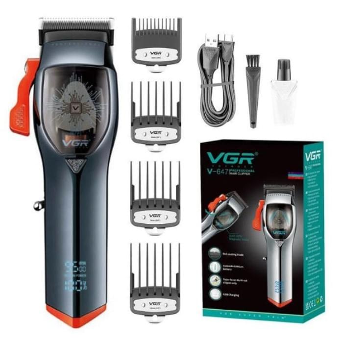 Бритва тример для бороди VGR V-647, Багатофункціональна акумуляторна машинка NZ-909 для стрижки