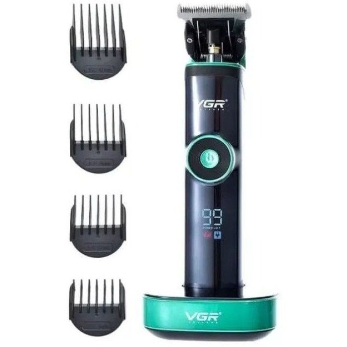 Акумуляторна машинка для стрижки волосся з насадками, Чоловічий набір для стрижки волосся бездротовий NH-15