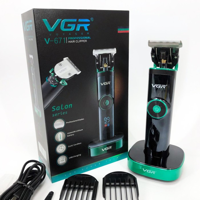 Машинка для стрижки для дому VGR V-671, Тример для скронь, Чоловічий триммер PG-185 для окантовки