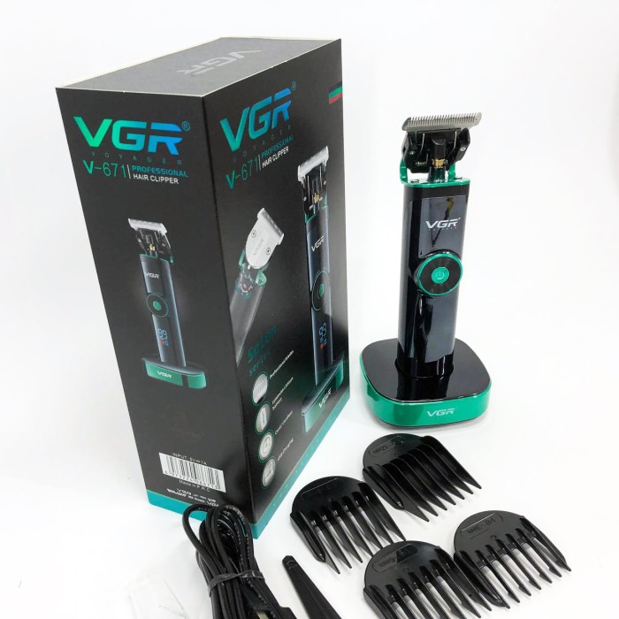 Набір для стрижки волосся на акумуляторі VGR V-671, Універсальний тример для чоловіків TJ-26