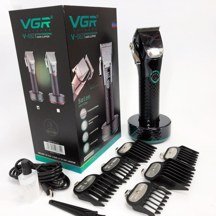 Машинка для стрижки волосся професійна VGR V-682, Машинка для стрижки від акб, Тример бездротовий DL-82