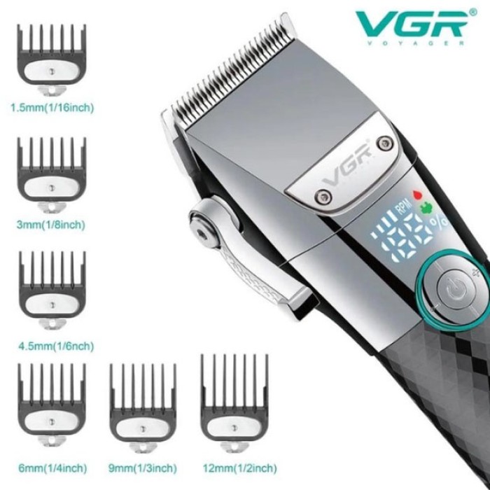 Машинка для стрижки волосся професійна VGR V-682, Машинка для стрижки від акб, Тример бездротовий DL-82