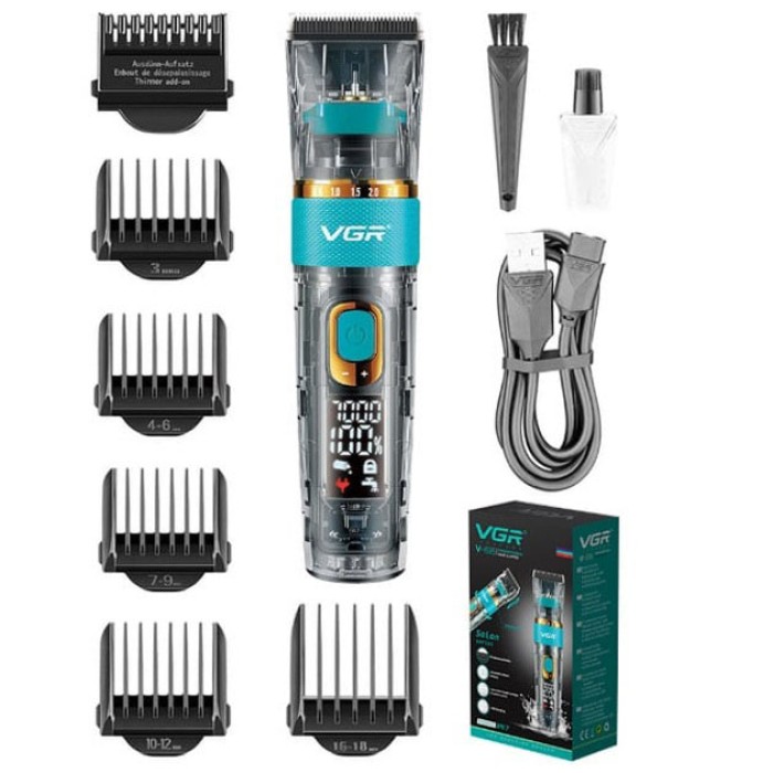 Професійна машинка для стрижки волосся голови VGR V-695, Машинка для стрижки волосся електрична NX-69