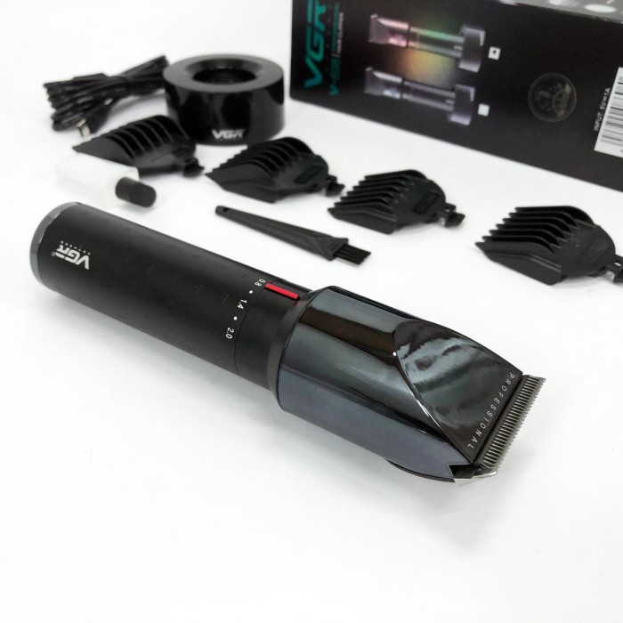 Машинка волосся міцна VGR, Електробритва для голови, Стильна машинка для стрижки, Тример бездротовий WI-83