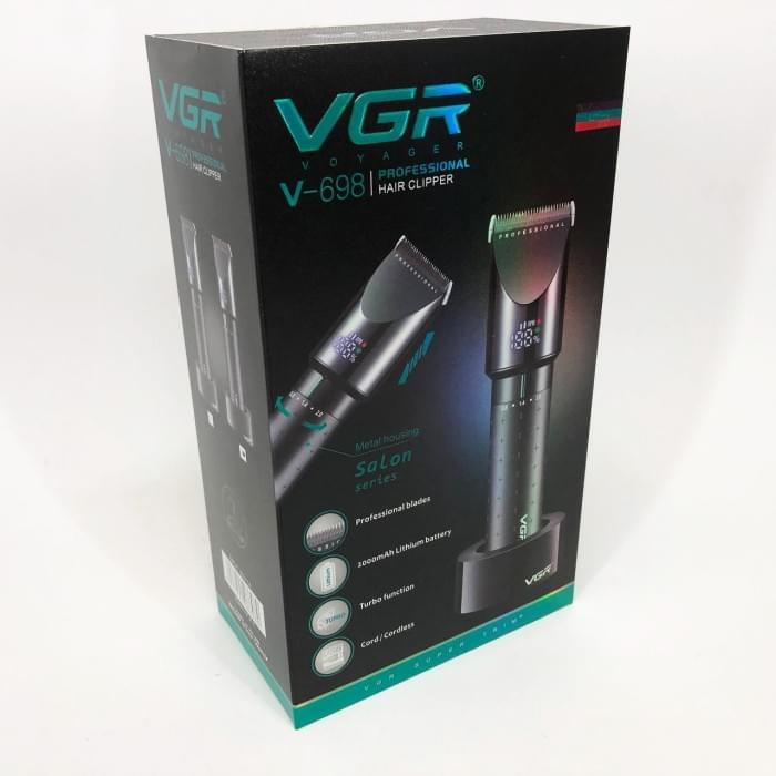 Професійна машинка для стрижки голови VGR V-698, Машинка окантувальна професійна RY-756 для бороди