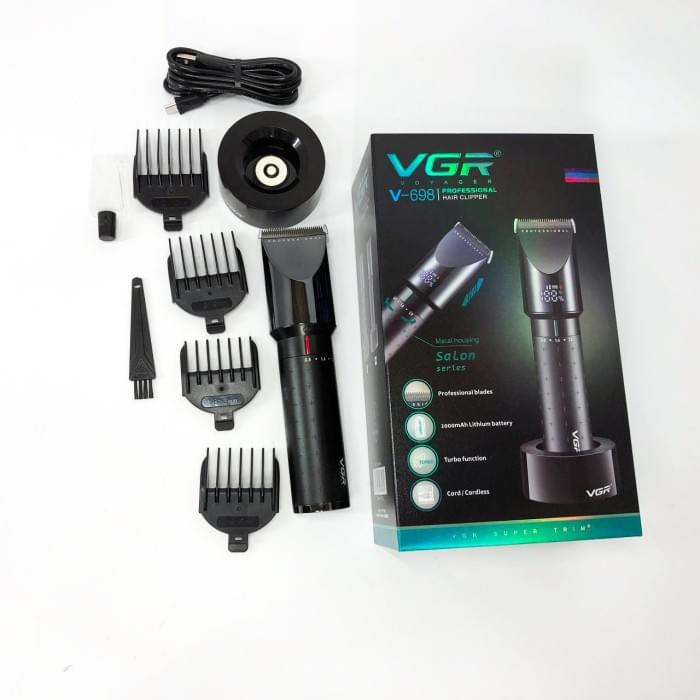 Професійна машинка для стрижки голови VGR V-698, Машинка окантувальна професійна RY-756 для бороди
