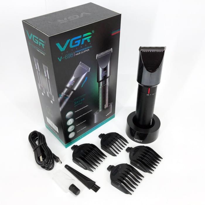 Професійна машинка для стрижки голови VGR V-698, Машинка окантувальна професійна RY-756 для бороди