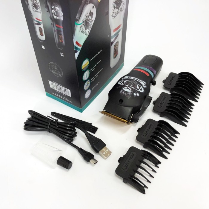 Бездротовий тример для стрижки волосся VGR, Професійна машинка для стрижки голови MT-85