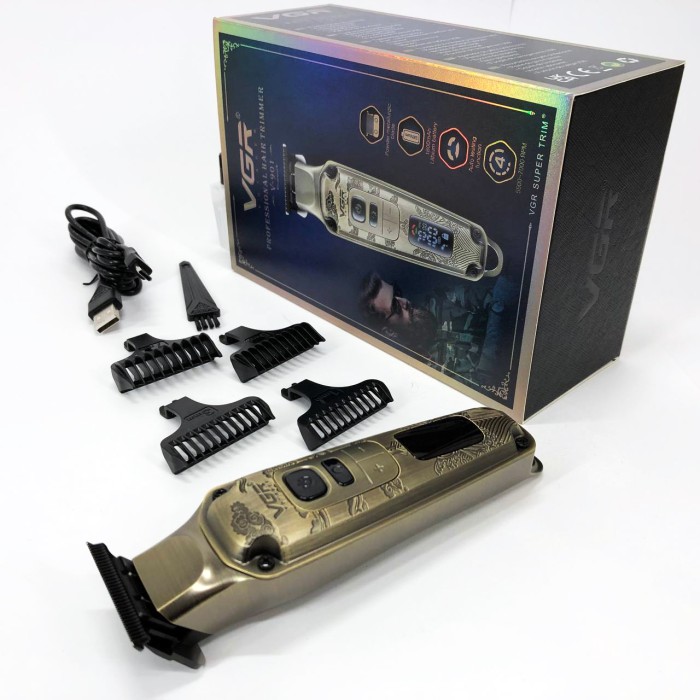 Машинка для стрижки від акб VGR V-901, Бездротовий тример для стрижки волосся Тример скронь FR-57