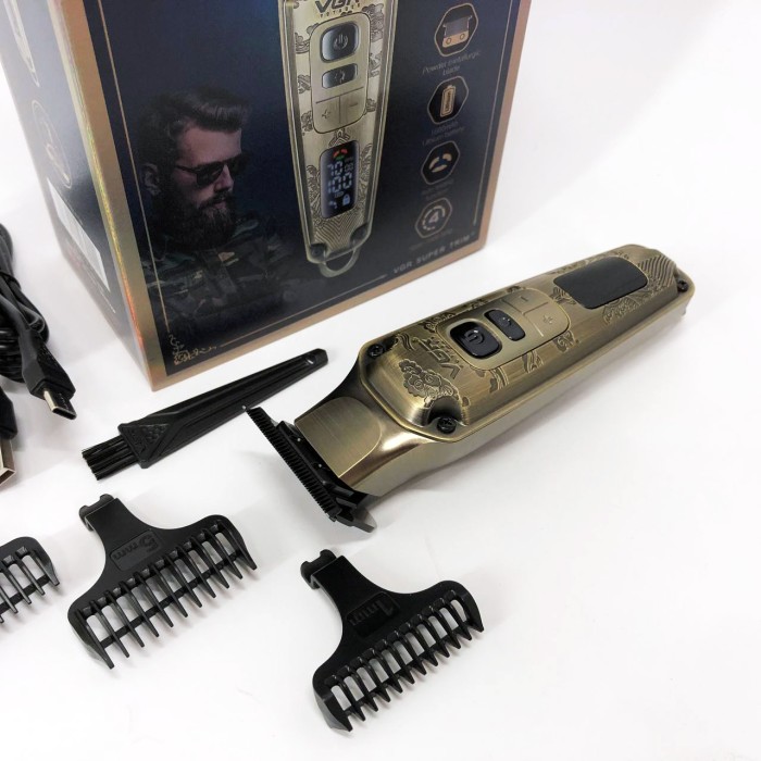 Машинка для стрижки від акб VGR V-901, Бездротовий тример для стрижки волосся Тример скронь FR-57