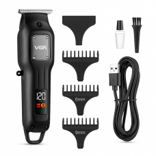 Чоловічий набір для стрижки волосся акумуляторний VGR, Чоловічий тример для окантовки KZ-75