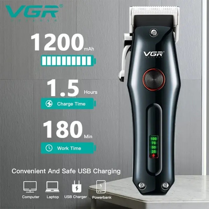 Електрична машинка для стрижки VGR V-969, Професійна окантувальна машинка для XM-871 стрижки волосся Електрична машинка для стрижки VGR V-969, Професійна окантувальна машинка для XM-871 стрижки волосся