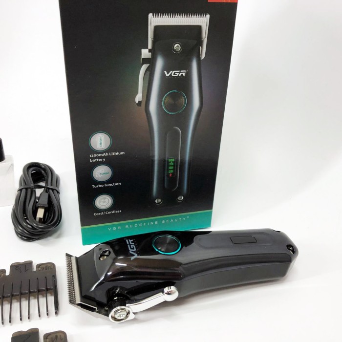 Машинка для стрижки чоловіча VGR, Машинка для стрижки волосся для професіоналів Тример скронь AD-34