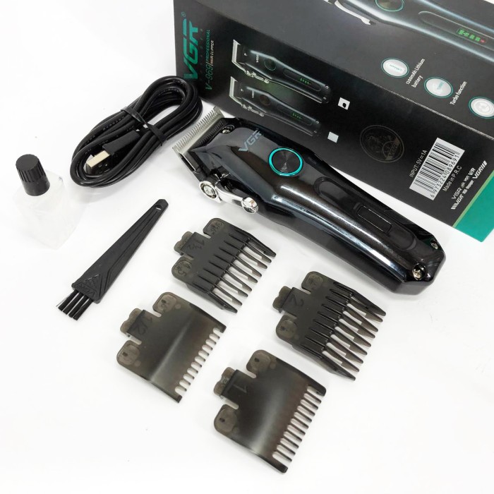 Машинка для стрижки чоловіча VGR, Машинка для стрижки волосся для професіоналів Тример скронь AD-34