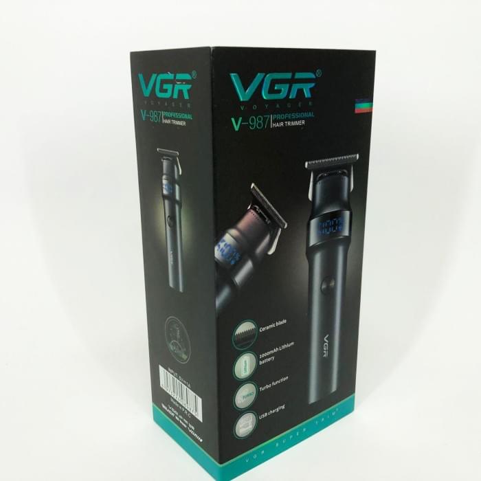 Машинка для стрижки чоловіча VGR V-987, Практична машинка для стрижки волосся, JW-151 Професійна електробритва