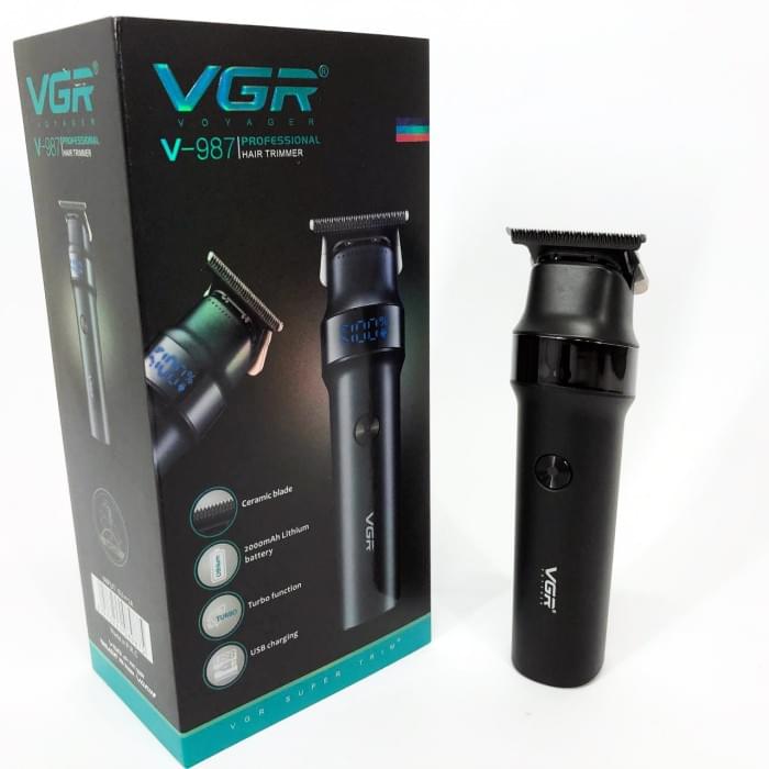 Машинка для стрижки чоловіча VGR V-987, Практична машинка для стрижки волосся, JW-151 Професійна електробритва