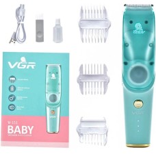Машинка з витяжкою для стрижки дітей та немовлят VGR V-151 Baby зі змінними насадками LA-31