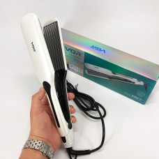 Праска для волосся з індикатором нагріву, Плойка праска гофре випрямляч, Щипці для волосся QE-59