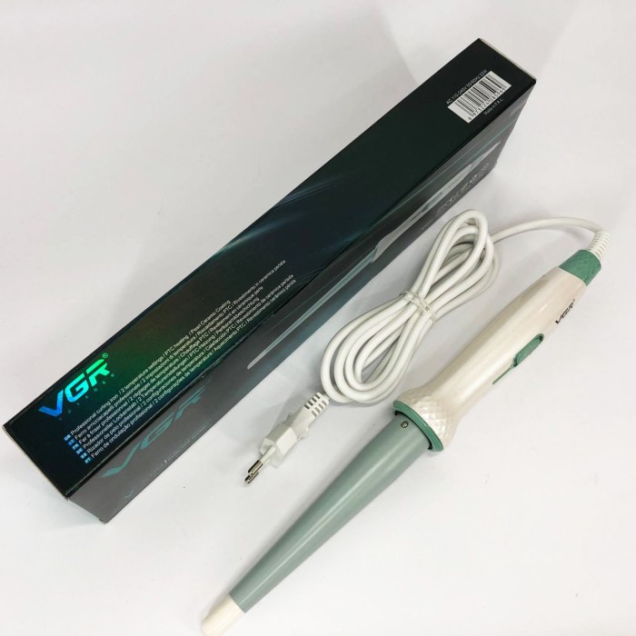 Плойка для об'ємної укладки волосся VGR, Щипці для завивки хвилястого волосся Круті плойки JS-51