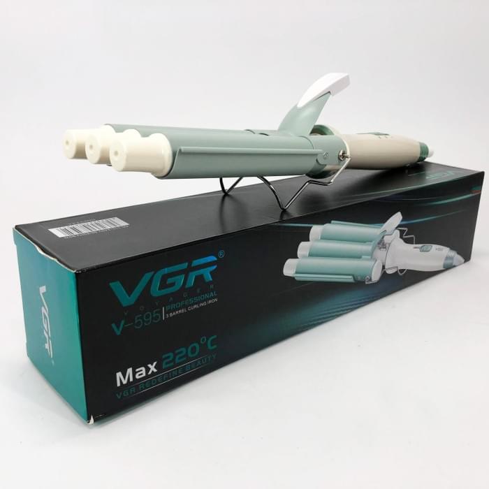 Стайлер для укладання VGR V-595, Сироватки для об'єму кучерявого волосся, Фен-стайлер GO-446 з насадками