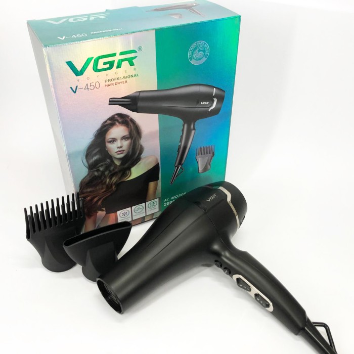 Фен звичайний для укладання волосся VGR, Фен без шкоди для волосся з холодним режимом CL-14