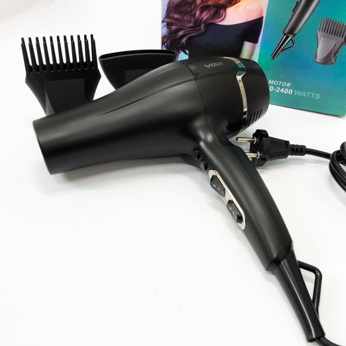 Функціональна щітка для сушіння, Фен з регульованою швидкістю і температурою, Фен без шкоди для волосся DZ-86