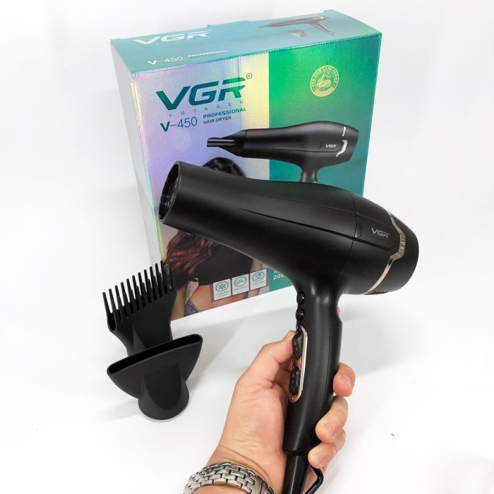 Функціональна щітка для сушіння, Фен з регульованою швидкістю і температурою, Фен без шкоди для волосся DZ-86