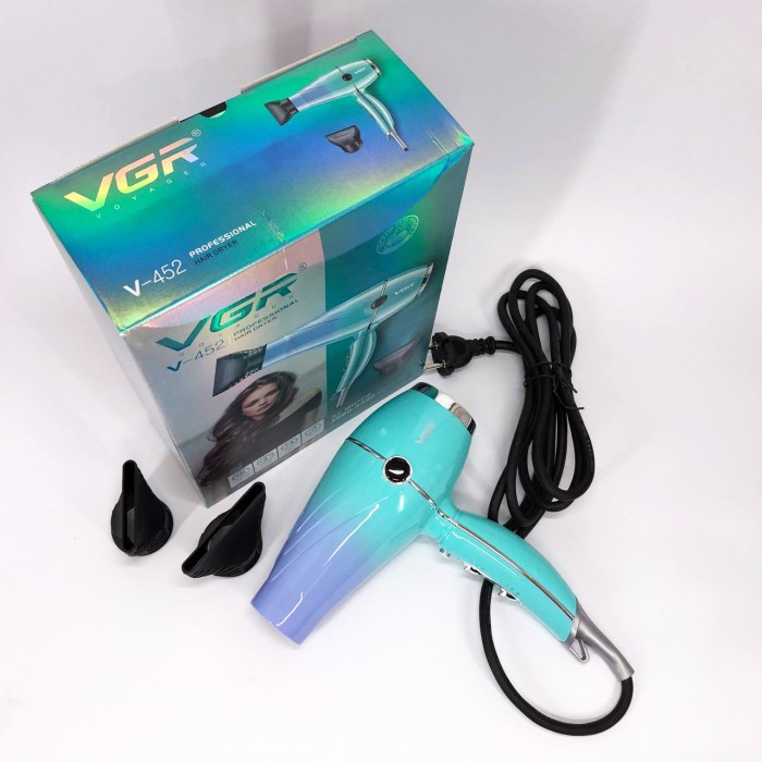 Фен з режимом регулювання температури VGR, Професійний фен оригінал для красивої укладки волосся YJ-90