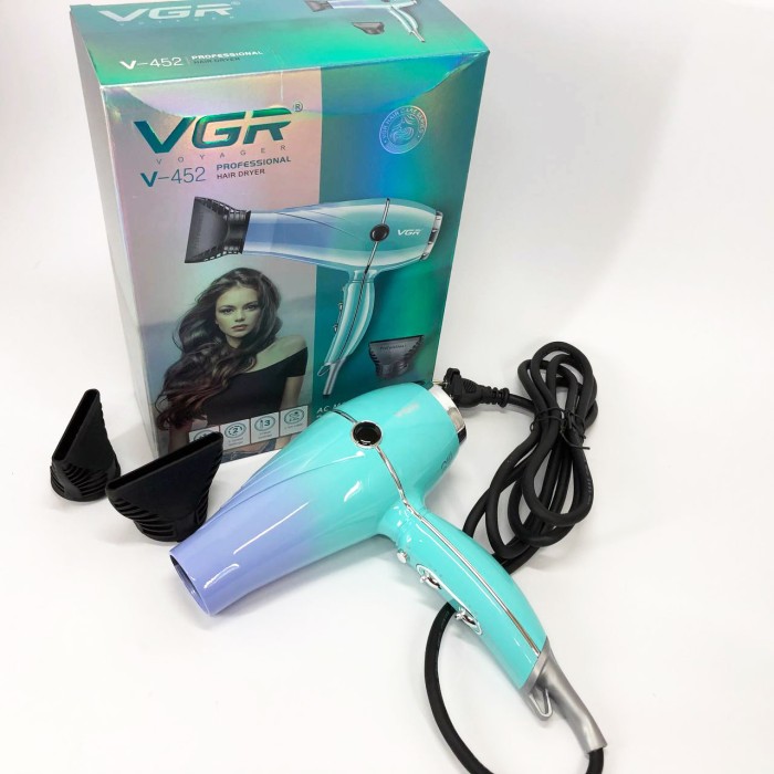 Фен з режимом регулювання температури VGR, Професійний фен оригінал для красивої укладки волосся YJ-90