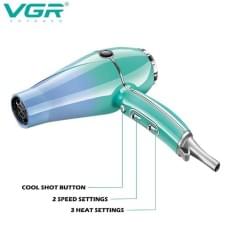 Фен для волосся з холодним режимом VGR V-452 2400 Вт, Гарний фен для волосся, Фен FB-497 з іонізацією