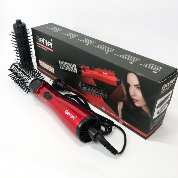 Багатофункціональний фен -гребінець Gemei, Фен гребінець для укладання локонів Потужний гребінця EC-70