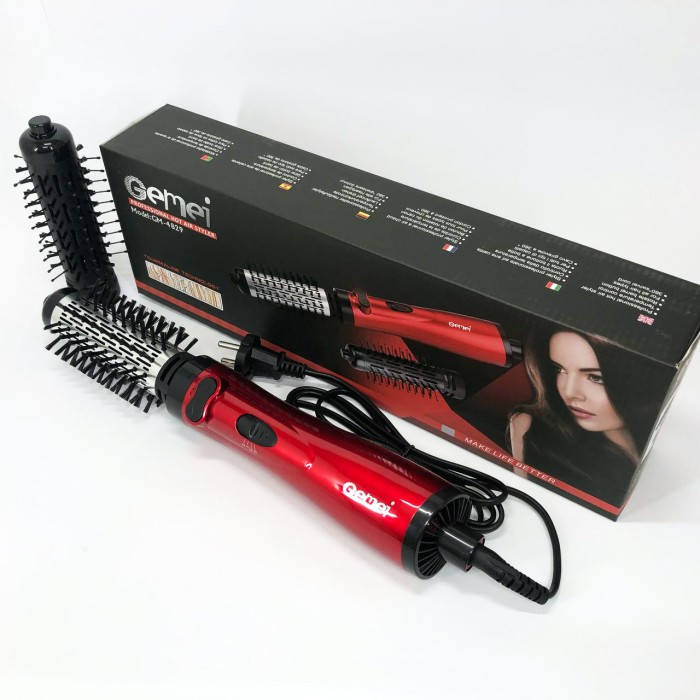 Багатофункціональний фен -гребінець Gemei, Фен гребінець для укладання локонів Потужний гребінця EC-70