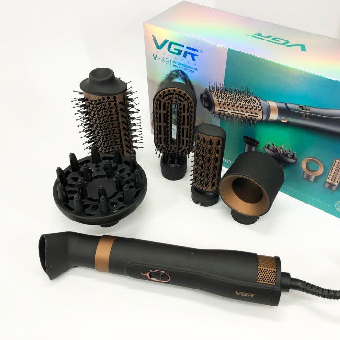 Фени стайлери для волосся, Стайлінг для укладання волосся, Фен-щітка з різними насадками BM-89