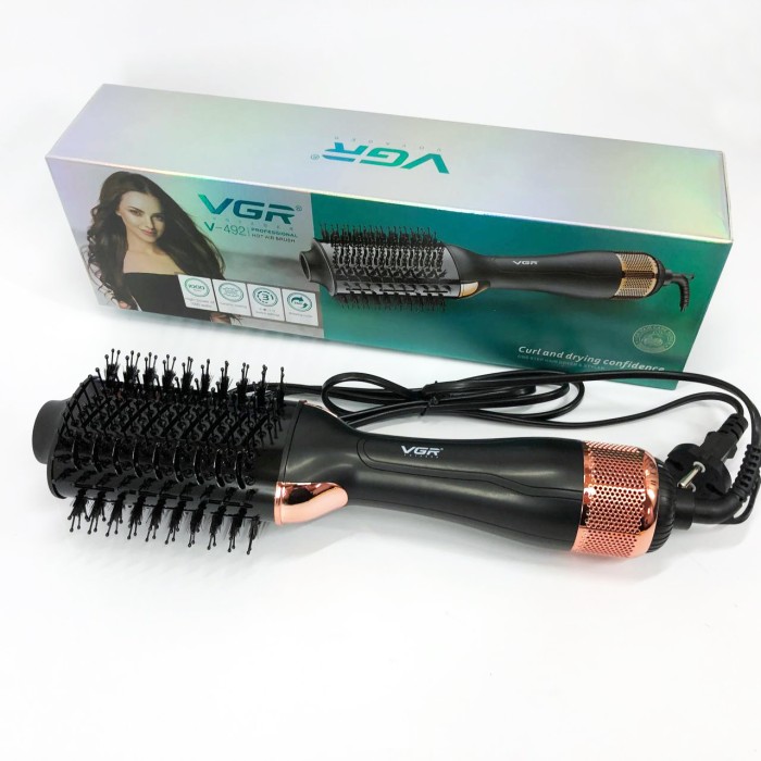 Електрофен для волосся з додатковими насадками VGR, Фени для сушіння волосся Фен укладання локонів JH-90