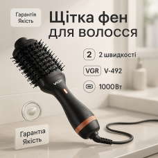 Фен-стайлер для кучерявого волосся, Стайлер-гребінець для випрямлення волосся Стайлер завивки AG-33