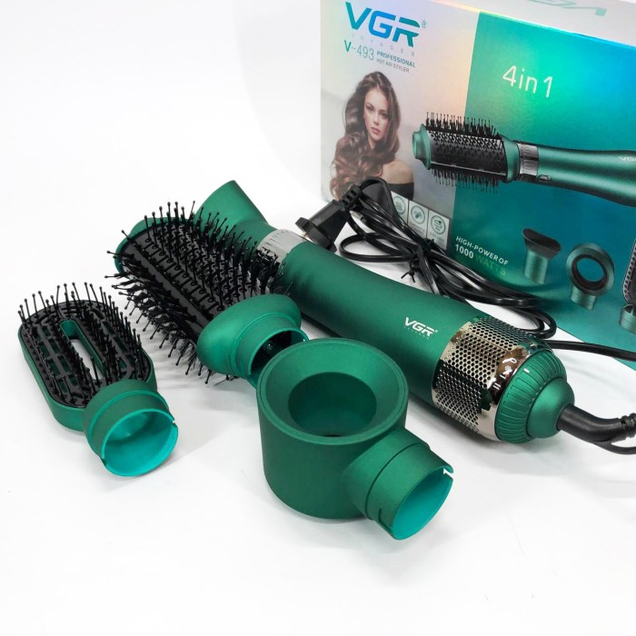 Фен для укладання локонів VGR, Фен для дому та салону, Фен потужний сушіння волосся з насадкою WB-50