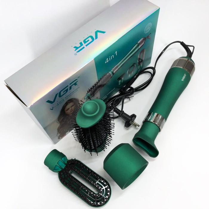 Фен для укладання локонів VGR, Фен для дому та салону, Фен потужний сушіння волосся з насадкою WB-50