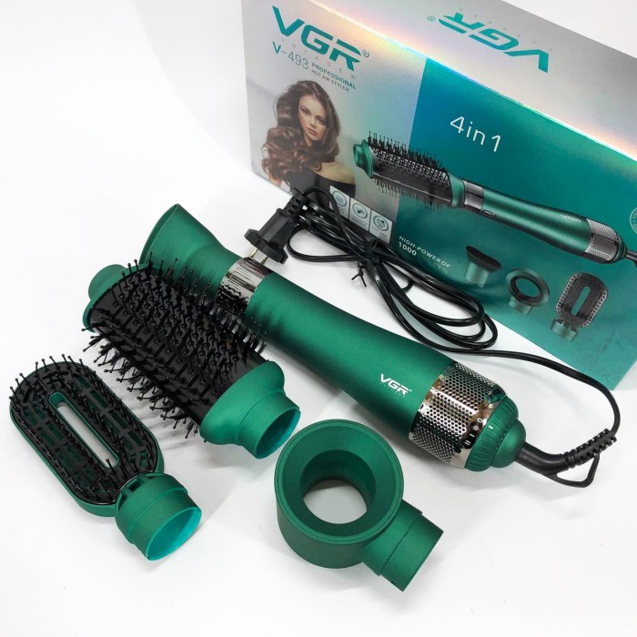 Хороша фен-щітка обертова VGR V-493, Стайлер автоматичний для завивки волосся, Сучасний фен для волосся MT-14