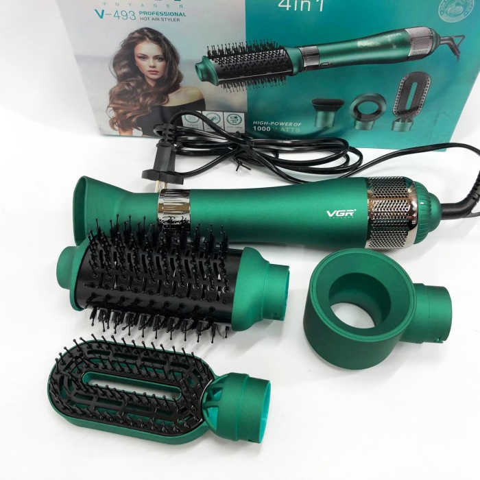 Хороша фен-щітка обертова VGR V-493, Стайлер автоматичний для завивки волосся, Сучасний фен для волосся MT-14