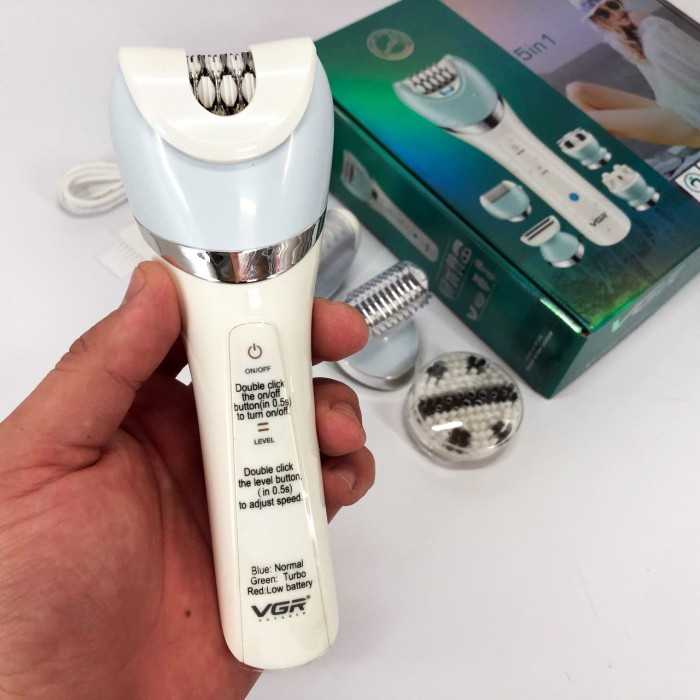 Електричний акумуляторний епілятор депілятор VGR V-703, Епілятор для лінії бікіні PF-89