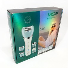 Жіноча електробритва для пахв VGR V-703, Епілятор для будь-яких зон тіла Пилка ступень TM-57