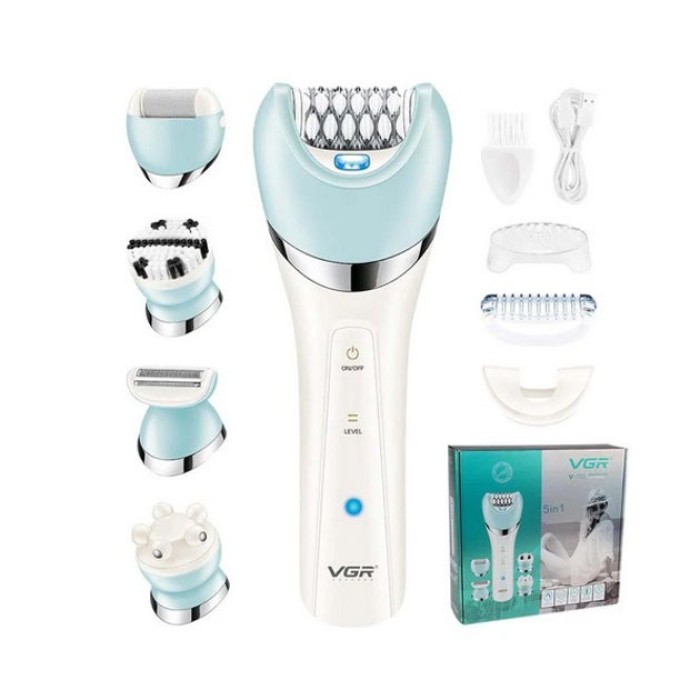 Шліфувальна терка для ніг VGR, Епілятор-депілятор для видалення волосся, Депілятор електричний VU-75