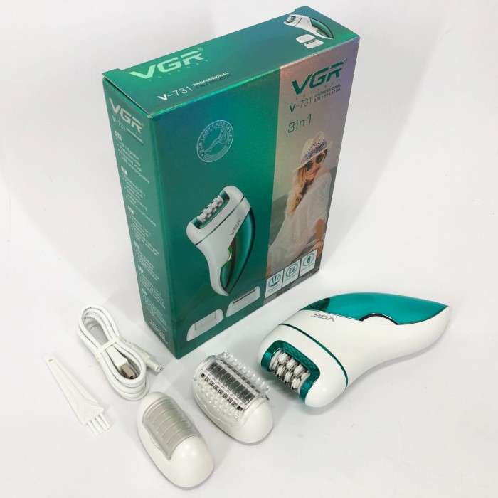 Багатофункціональна жіноча бритва VGR, Домашній епілятор для бікіні Терка для педикюру ніг DH-91