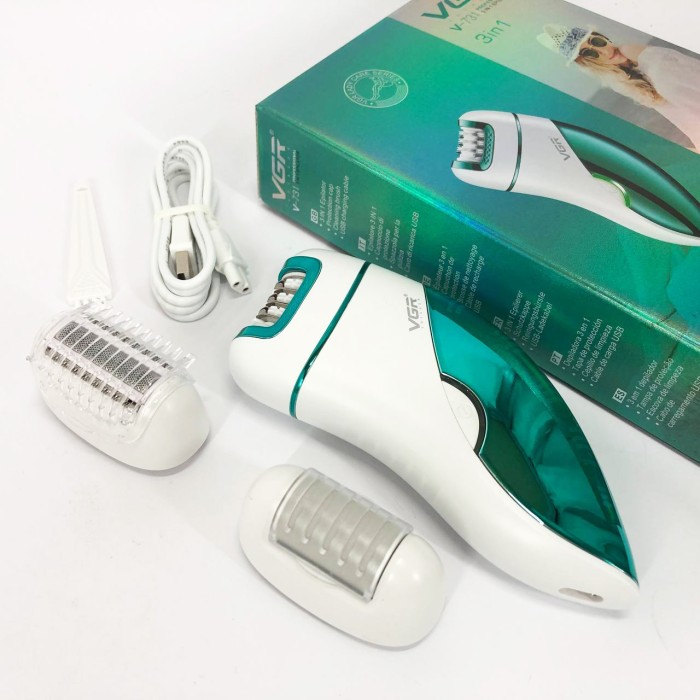 Багатофункціональна жіноча бритва VGR, Домашній епілятор для бікіні Терка для педикюру ніг DH-91