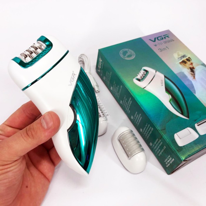 Багатофункціональна жіноча бритва VGR, Домашній епілятор для бікіні Терка для педикюру ніг DH-91