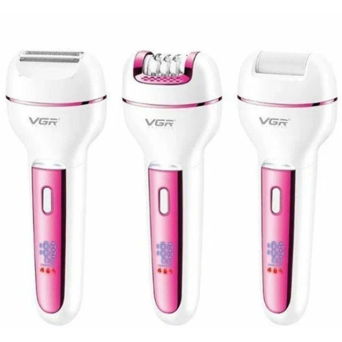 Епілятор жіночий електричний для тіла, Пилка для мозолів і ніг Пемза наждачка п'ят MD-12