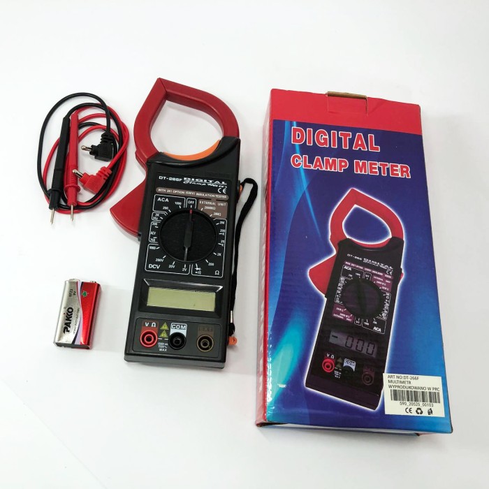Мультиметр цифровий тестер амперметр DT-266F, Мультиметр для побутового використання OA-15