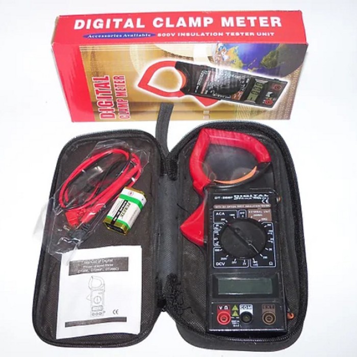 Мультиметр цифровий тестер амперметр DT-266F, Мультиметр для побутового використання OA-15