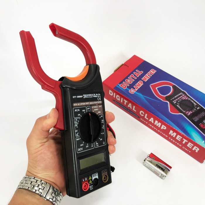 Мультиметр цифровий тестер амперметр DT-266F, Мультиметр для побутового використання OA-15